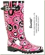 Chooka - Women's Hello Kitty Punk Buttons Rain Boot