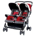 Peg-Perego Aria Twin 60/40 Stroller, Corallo
