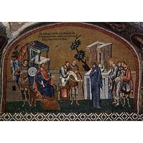 Master of Kahriye Cami-Church in Istanbul (Mosaics of the church-Kahri Djami in Istanbul, scene of the census to collect - 13x19