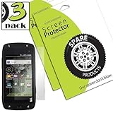 Spare Products (3 Pack) of Samsung Sidekick 4G Screen Protectors (CLEAR)