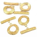 Large Toggle Clasp Gold Plated Jewelry 25mm Approx 4