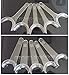 10 Pcs Dental T-Shape Intraoral Cheek Mouth Lip Retractor Opener - Small+ Large Size