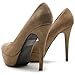 Ollio Women's Shoe Platform Faux Suede Classic High Heel Stiletto Multi Color Pump