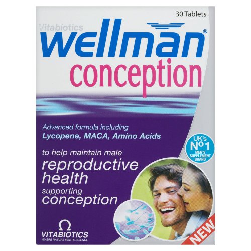 Vitabiotics Wellman Conception Tablets 30 Capsules