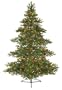 GKI Bethlehem Lighting Layered Balsam 7 1/2 Foot Christmas Tree Prelit with Multi-Colored Lights