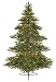 GKI Bethlehem Lighting Layered Balsam 9 Foot Christmas Tree Prelit with Multi-Colored Lights
