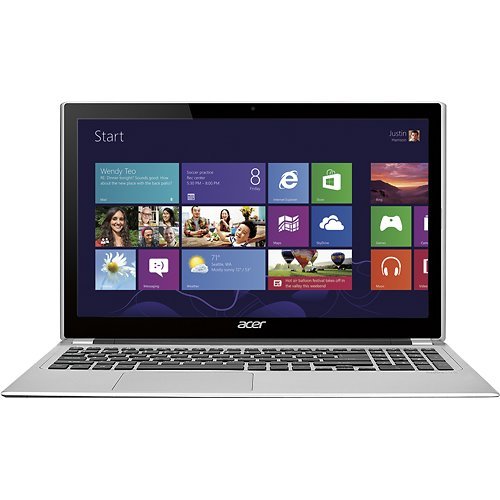 Acer - Aspire 15.6" Touch-screen Laptop - 4gb Memory - 500gb Hard 3rd Gen Intel® CoreTM I3-3227u Processor Drive