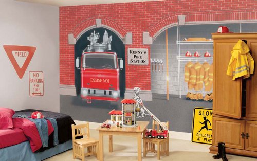 Fire Station Personalized Mural