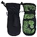 N'Ice Caps Girls Thinsulate and Waterproof Circle Scroll Print Snow Mittens