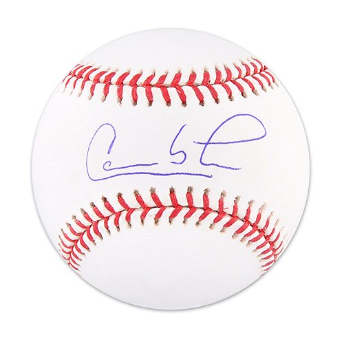 Mounted Memories Houston Astros Carlos Lee Autographed Baseball