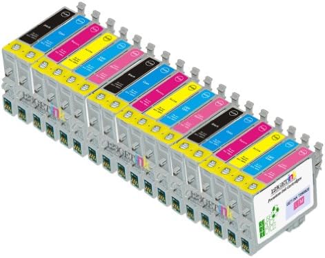 18 Pack Cartridges for Epson Artisan 600, Artisan 700, Artisan 710, Artisan 800 , Artisan 810 (Compatible T098 - T0981 Bk, C, M, Y, Lc, Lm)