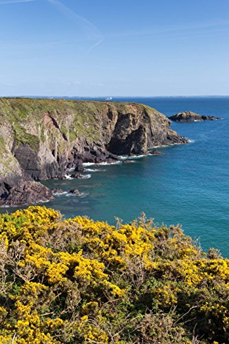 Caerfai Bay Pembrokeshire West Wales UK Journal: 150 page lined notebook/diary