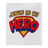 Stadium Throw Blanket Jesus Is My Hero