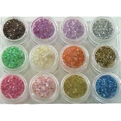 12 D�schen Perlmuttsplitter Muschelsplitter Shellys (B)