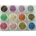 12 D�schen Perlmuttsplitter Muschelsplitter Shellys (B)