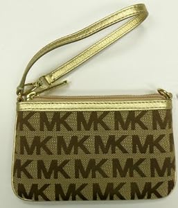 Michael Kors Jet Set Signature Jacquard Wristlet