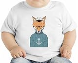 Sailor fox オーガニックベビーTシャツ 12 - 18 Months