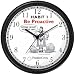 Habit 1 - Proactive Man (English Text) - Wall Clock from THE 7 HABITS - CLOCK COLLECTION by WatchBuddy Timepieces (White Frame)