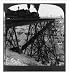 Historic Print (L): Nature's barriers are conquered by human genius - railway over Canon Diablo, Ariz