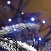 320x MICRO LED BLUE fairy lights, 22.33m, Christmas Festive - 3634-400 - low energy LED