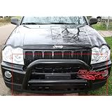 05-07 Jeep Grand Cherokee Bull Bar Black Coated Carbon Steel by APS