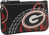 Fossil Women's NCAA Wallet - Georgia - Letterman Key Coin (Color: Black)