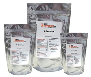 BulkSupplements Pure L-Tyrosine Powder (250 grams)