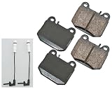Akebono EUR874 EURO Ultra-Premium Ceramic Rear Brake Pad Set For 2000-2005 Mercedes-Benz M Class