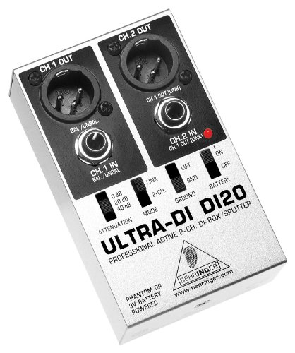 Behringer DI20 2-Kanal Direkt Inject-Box/Splitter