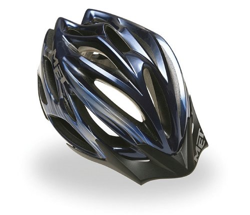 MET Mountainbike Helm MTB Predatore, blau-silber, 61-64cm Preisvergleich