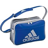 adidas エナメルショルダーバッグ《Mサイズ》アディダス スポーツ・カジュアルBAG 〔Z7678-E37810〕 トゥルーブルー/メタリックシルバー