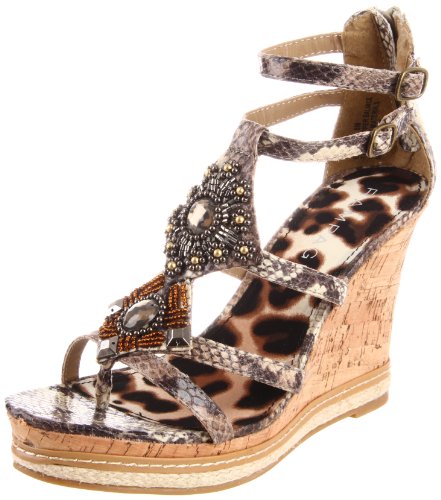 Rampage Women's Bastian Wedge Sandal