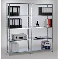 Mammut� Schraubregal - Grundregal - Gr��e w�hlbar und beliebig erweiterbar - verzinkt, 80x200x35