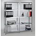 Mammut� Schraubregal - Grundregal - Gr��e w�hlbar und beliebig erweiterbar - verzinkt, 80x200x35