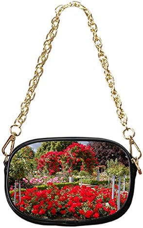 Fashion Leather Female Wallet Purse with Rose Happy Valentine Day Background.