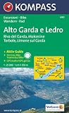 Alto Garda e Ledro: Riva del Garda, Malcesine, Torbole, Limone. Escursioni / Bike. Wandern / Rad. GPS-genau. 1:25.000 title=