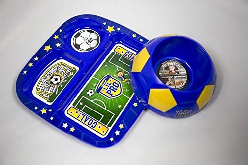 Remarkabowl - Lil Pro Dish Set - Soccer - Blue