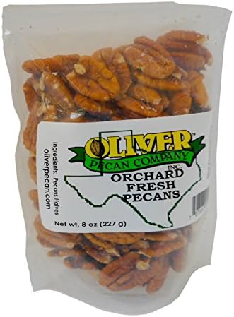 Orchard Fresh Pecan Halves All-Natural from Oliver Pecan Company (Pecan Halves, 8oz/227g)