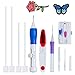 Islmlisa Magic Embroidery Pen Set - Punch Needles for Embroidery Threaders DIY Sewing