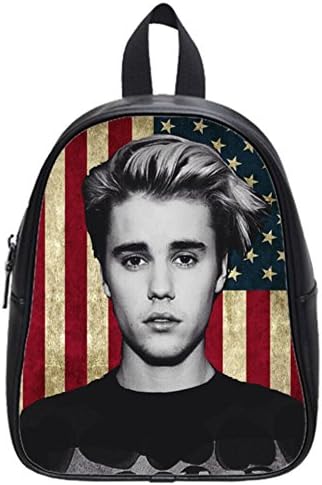 YBBG Justin Bieber Backpack Custom High School Backpack Black Large