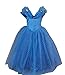 Sophiashopping 2015 Princess Cosplay Dress Halloween Party Costumes Custom for children for Kids Girls 3-7 Years