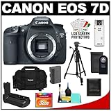 Canon EOS 7D Digital SLR Camera Body (Outfit Box) with 32GB Card + Vertical ....