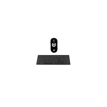 Gyration Rechargeable Wireless Air Mouse Elite and Wireless Slim Low Profile Keyboard GYM5600LKNA Bundle