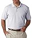 Men's 7 oz Hanes STEDMAN Cotton Pique Polo, Black, Medium