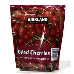 Kirkland Signature Dried Cherries 20oz. ~ Resealable Bag
