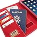 Snugg iPad mini Executive Case Cover and Flip Stand in Red Leather