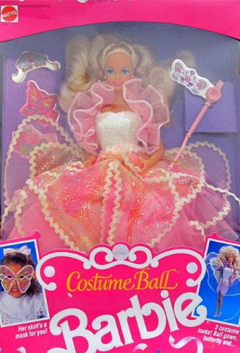 Barbie costume ball barbie doll w mask & 3 costume looks: bal…