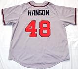 Tommy Hanson Autographed Atlanta Braves Jersey W/PROOF, Picture of Tommy Signing For Us, Top NL Pitcher