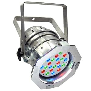Brand New Chauvet LED PAR 56-24c (Chrome Housing) 7 Channel LED Par Can Stage Light with Dmx... by 