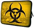 14 inch Yellow Toxic Sign Notebook Laptop Sleeve Bag Carrying Case for most of MacBook, Acer, ASUS, Dell, HP, Lenovo, Sony, Toshiba